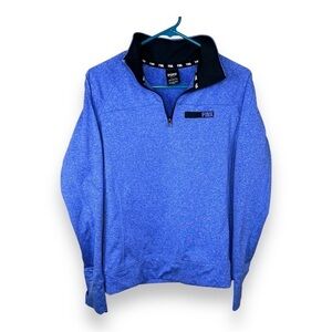 Small PINK Victorias Secret Blue Athletic Jacket Long Sleeve Activewear Stretch